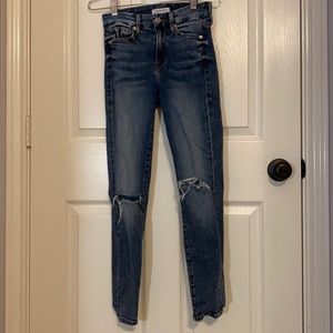 Good American Good Legs High Rise Crop Jeans
